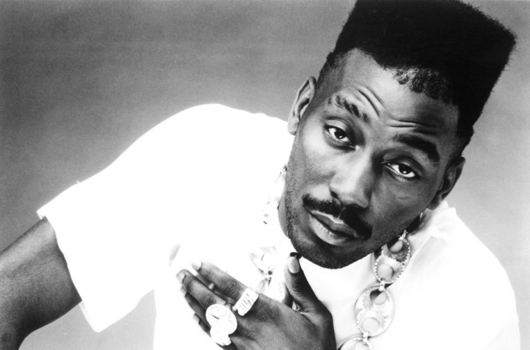 BIG DADDY KANE, RECORD PUBLICITY PORTRAIT, 1989. (C)REPRISE RECORDS